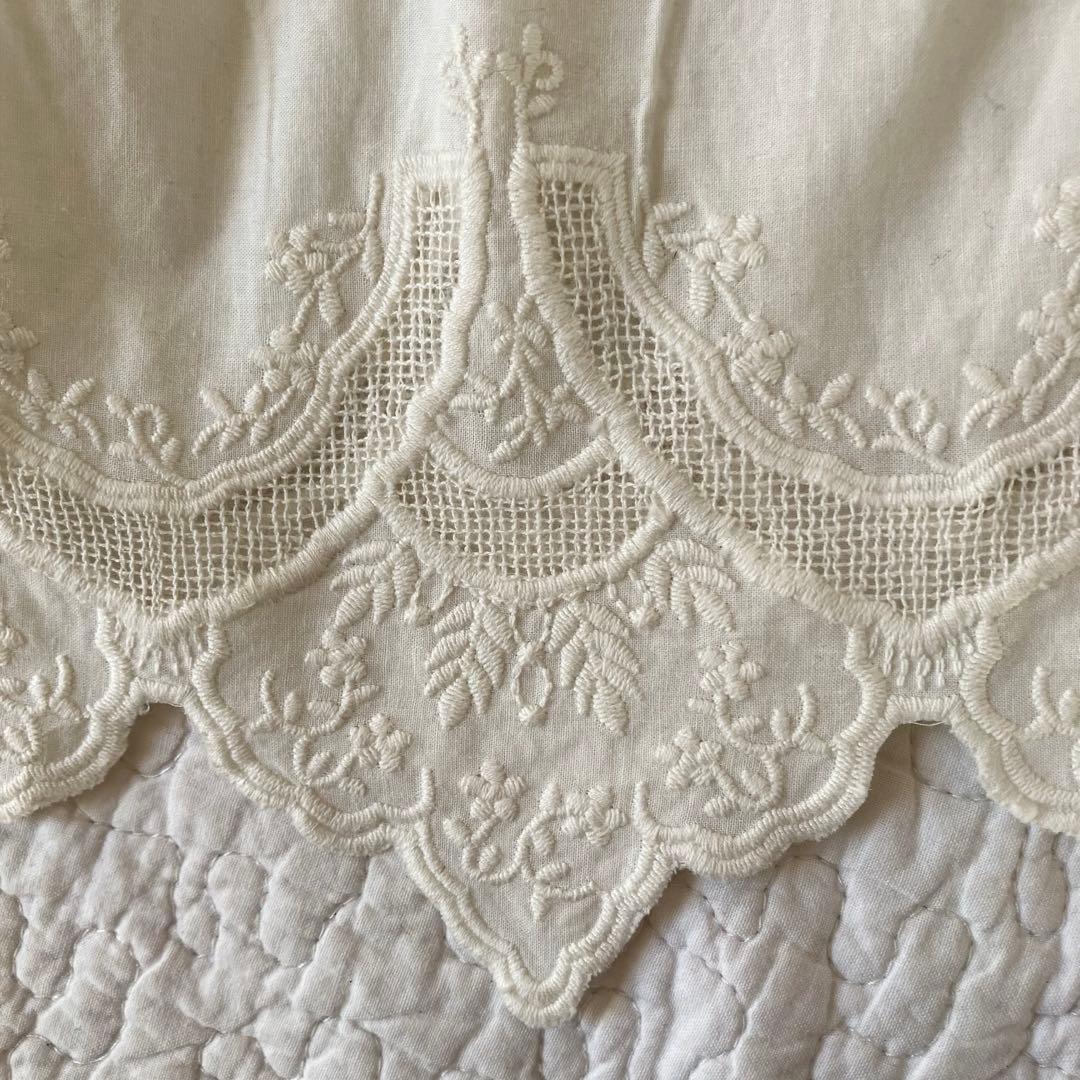 ユミ★新品★ｓｍ２★スカラップレース刺繍スカート＊着回し力抜群＊ペチにも