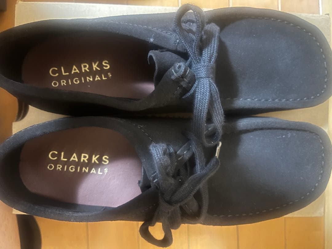 【美品】Clarks Wallabee ワラビー　 uk7.5 25.5cm