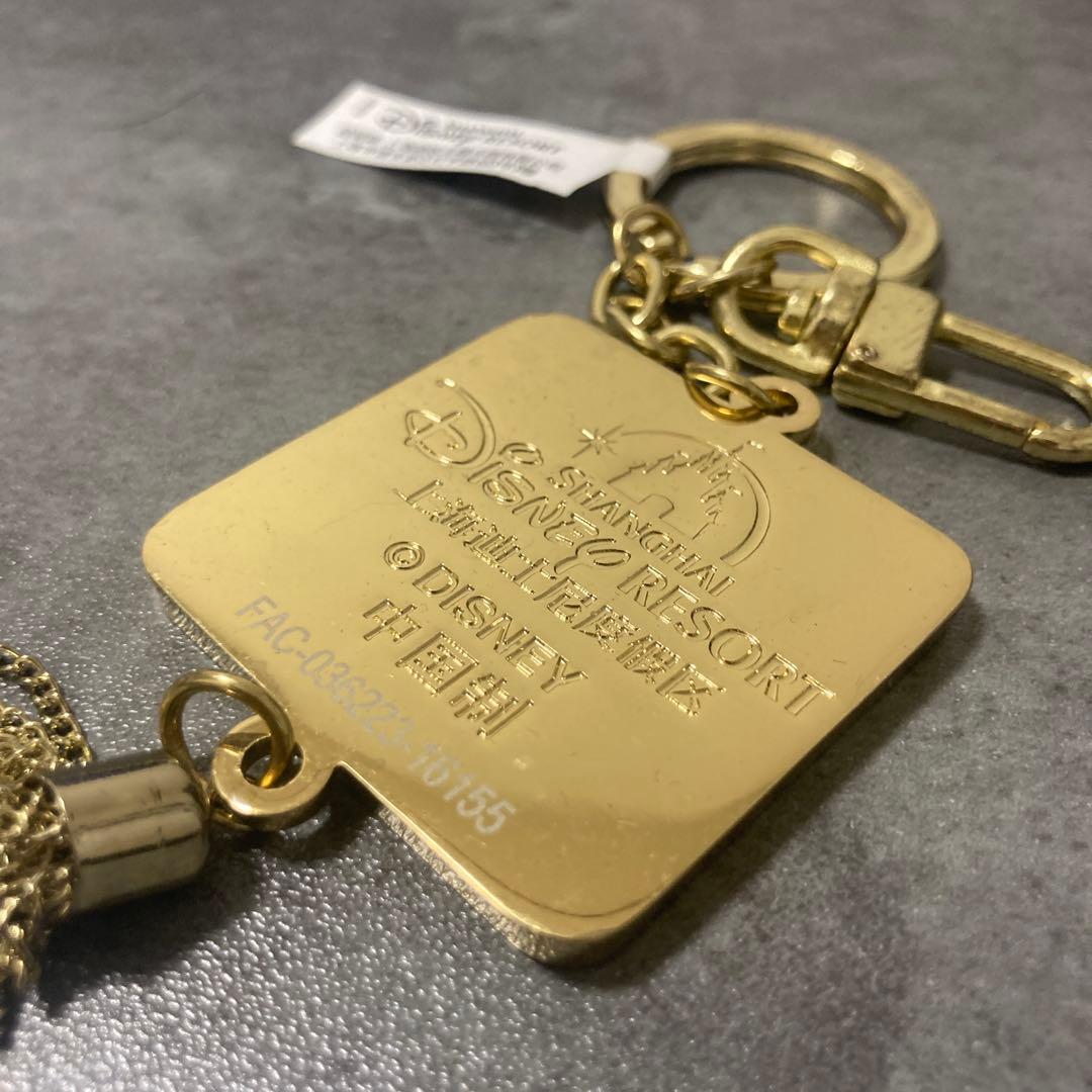 ミニー キーホルダー 上海ディズニーリゾート ランド シー グッズ ゴールド