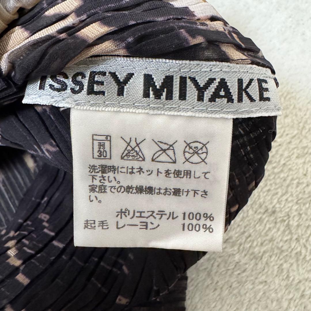 極美品✨ISSEY MIYAKE プリーツ　ジャケット　シャツ　長袖　総柄