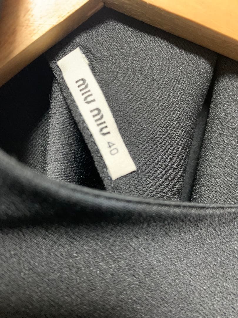 【美品】miu miu ワンピース ブラック