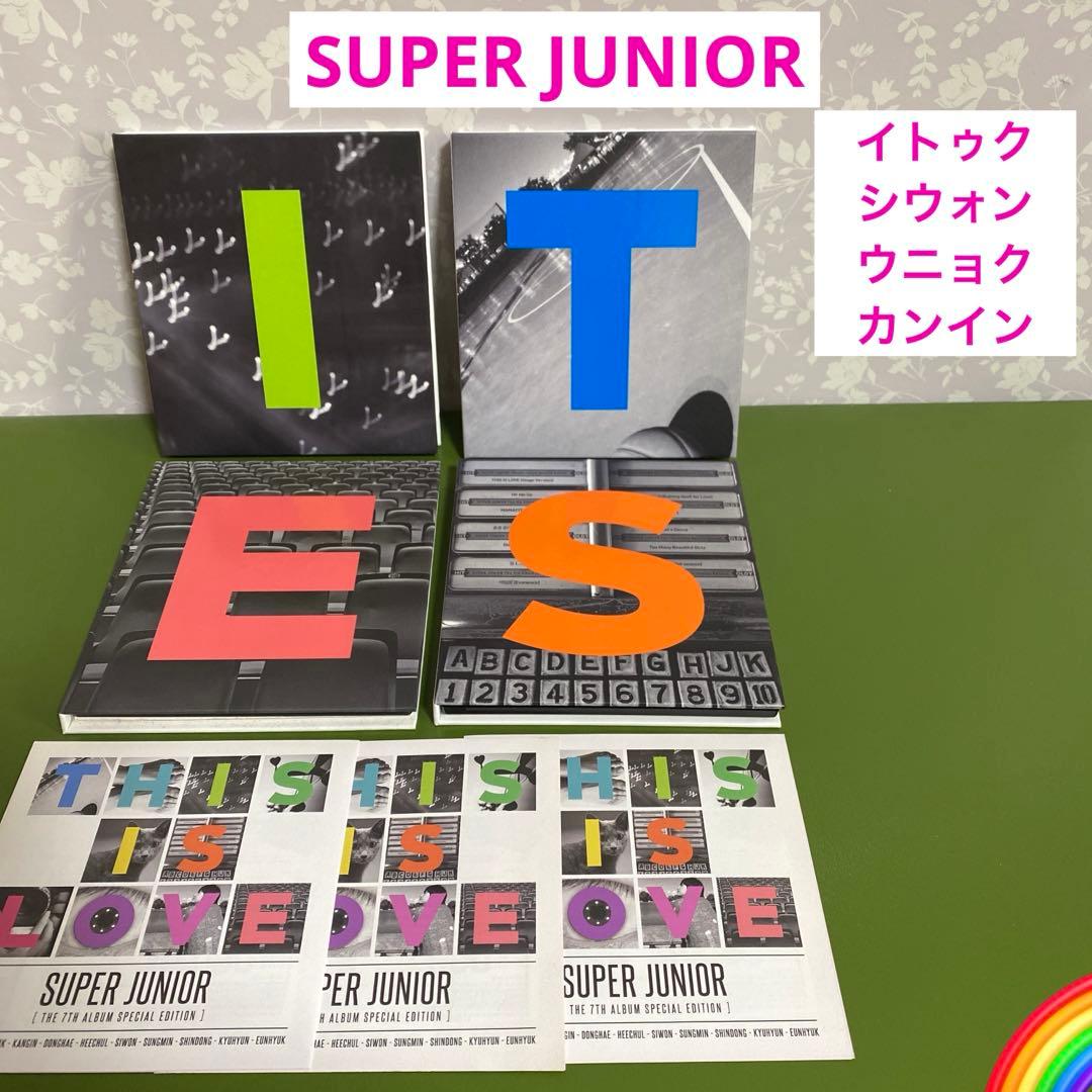 【SUPER JUNIOR】THIS IS LOVE 3種セット＊PK