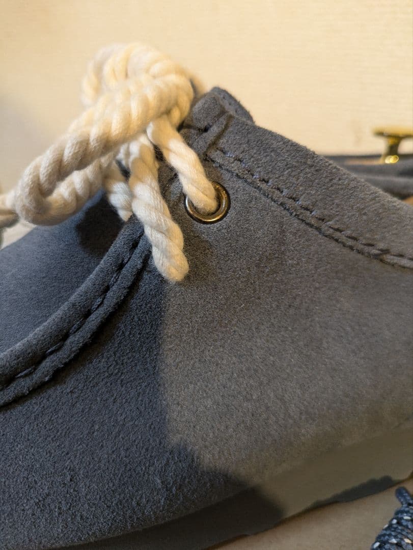 Clarks クラークス ワラビーGTX ブルーグレー UK7 カスタム品