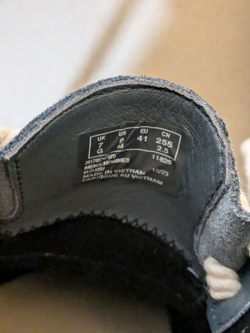 Clarks クラークス ワラビーGTX ブルーグレー UK7 カスタム品