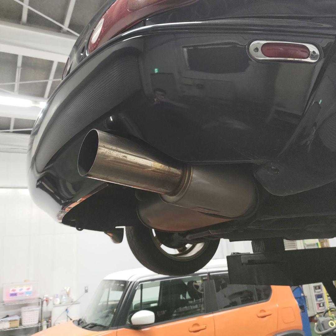 べべべ ユーノスロードスター HKS ハイパワーマフラー　直接引取のみ