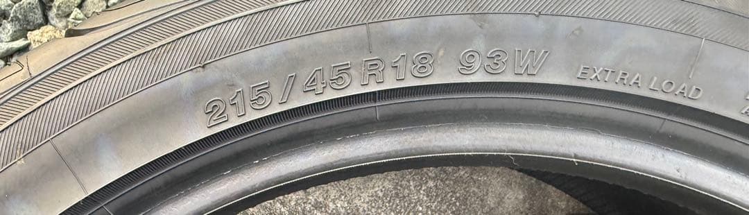2025年製★溝7.5mm AVID ENVigor 215/45R18