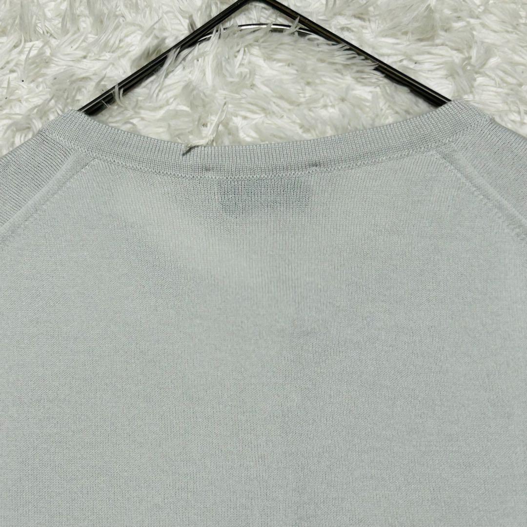 タグ付 未使用級 JOHN SMEDLEY 長袖 カーディガン XS