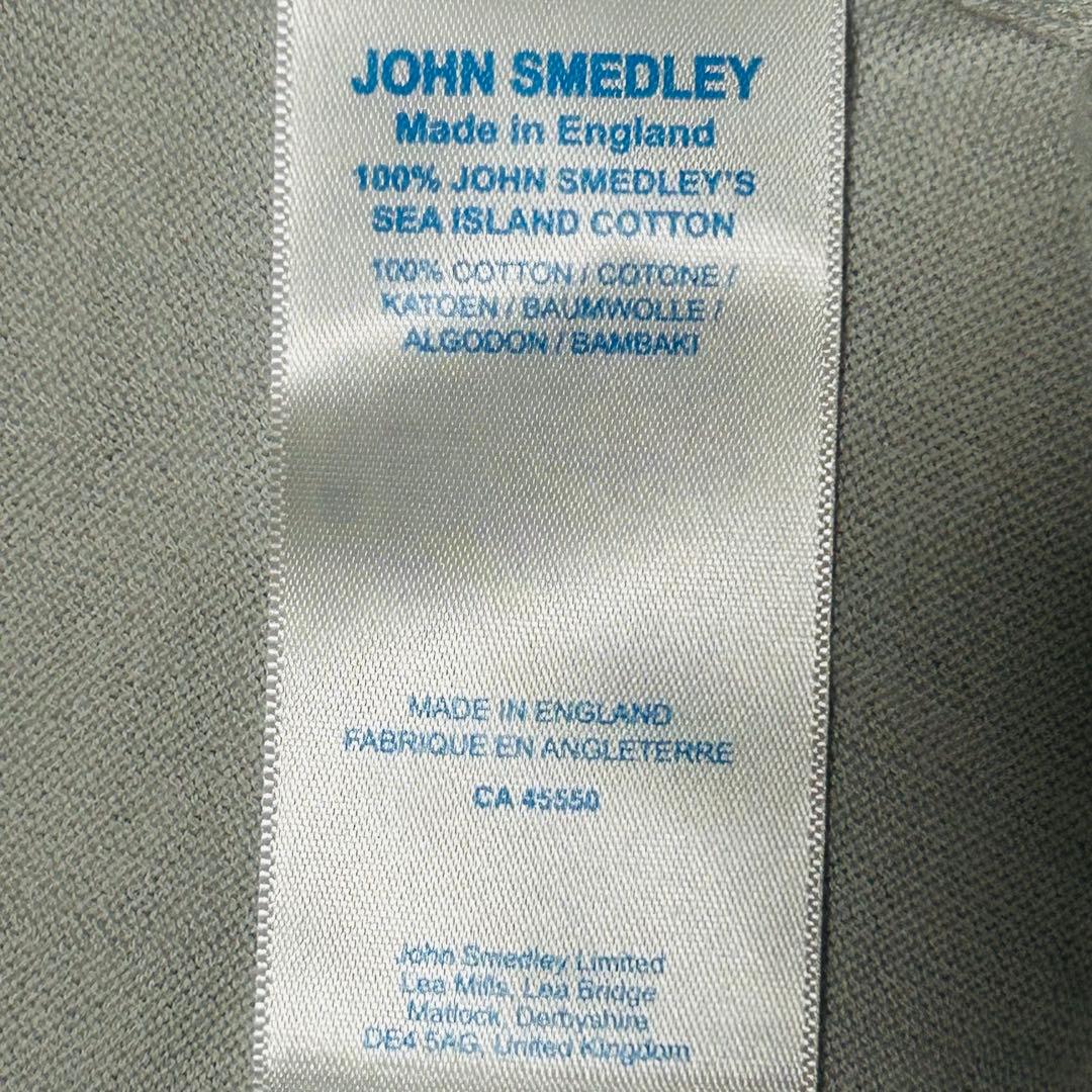 タグ付 未使用級 JOHN SMEDLEY 長袖 カーディガン XS