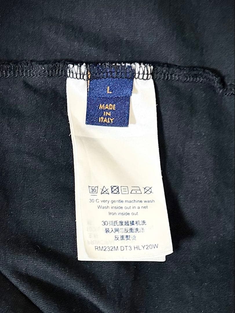 わ*や様 Louis Vuitton ルイヴィトン Tシャツ ブラック モノグラ