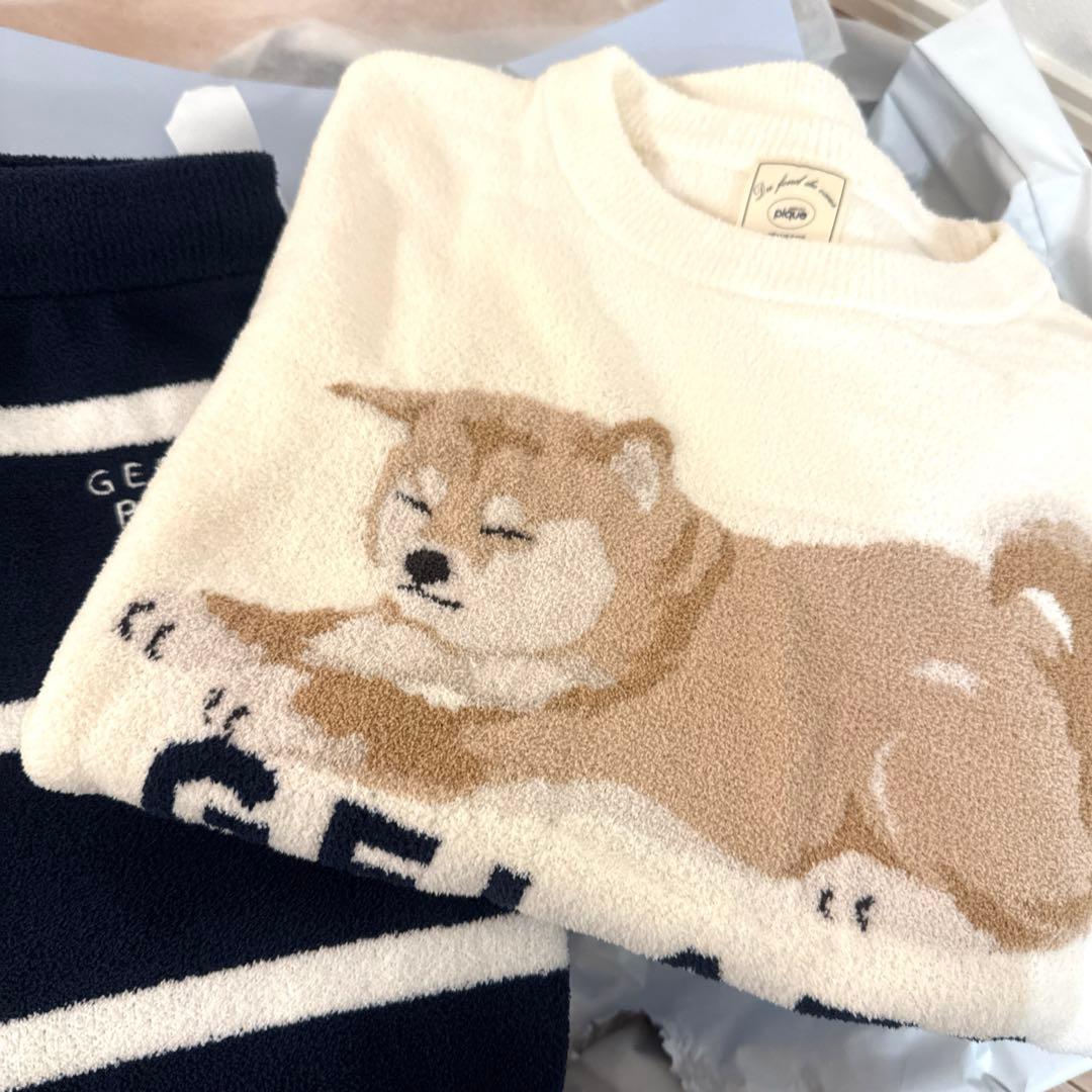 スムーズィー柴犬ジャガードプルオーバー＆ショートパンツセット(ウィメンズ)