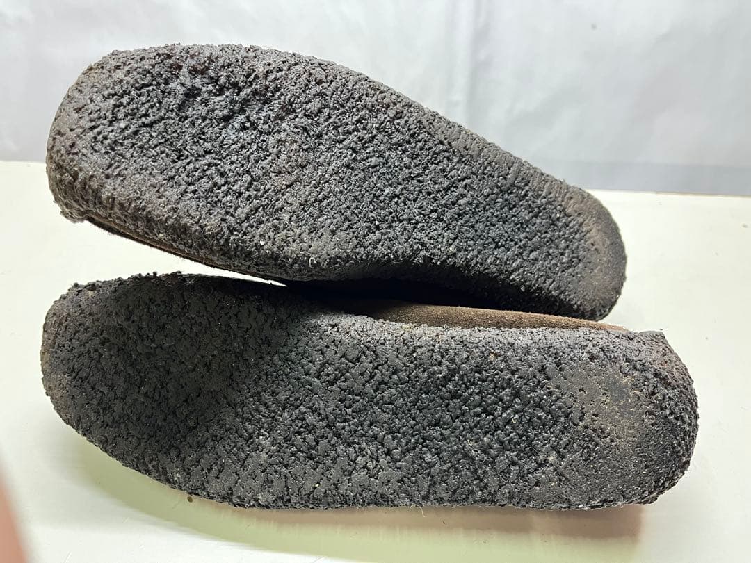 綺麗 clarks クラークス ワラビー ナタリー レザーブーツ 茶 靴 8.5