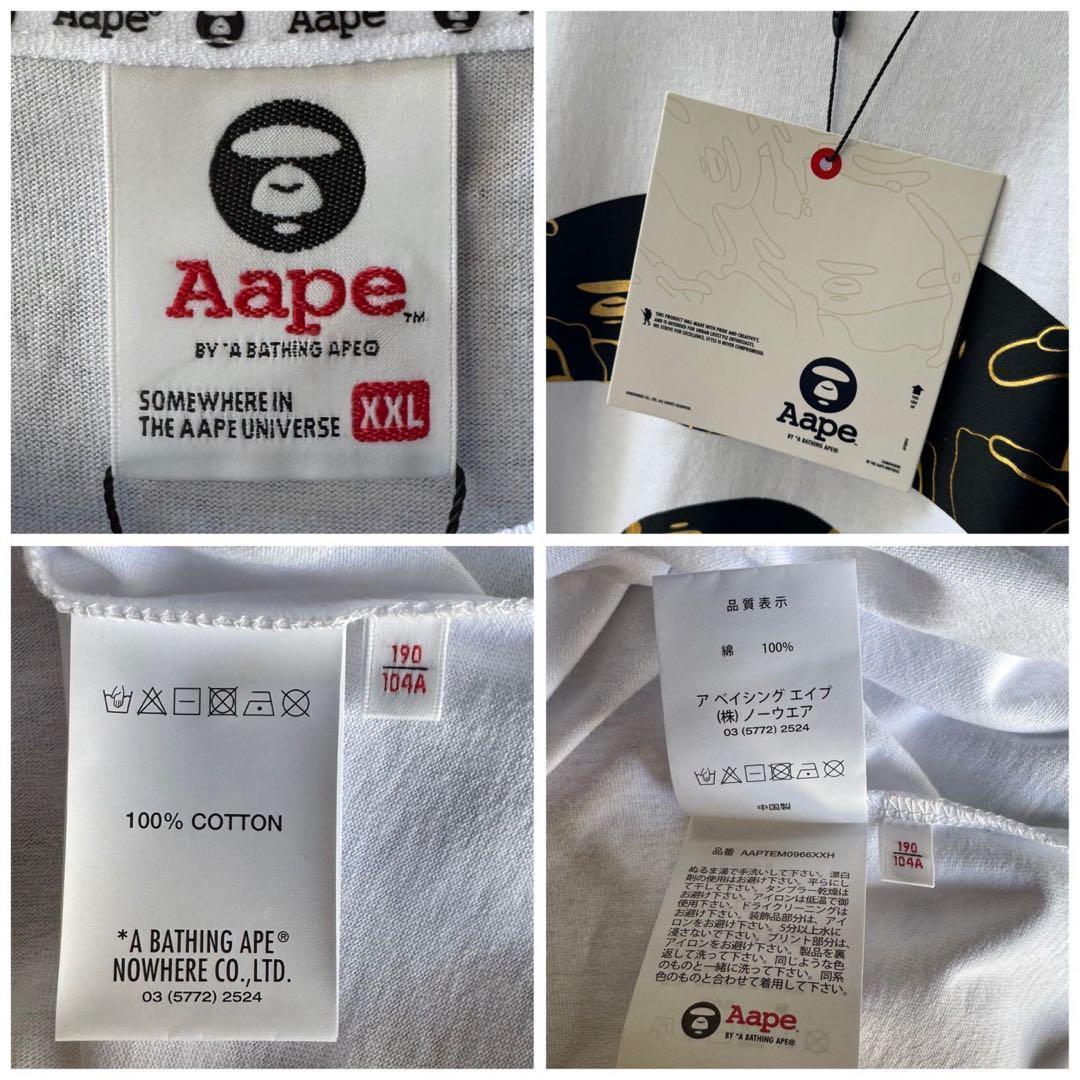 【新品タグ付】A BATHING APE ビッグロゴプリントTシャツ 希少2XL