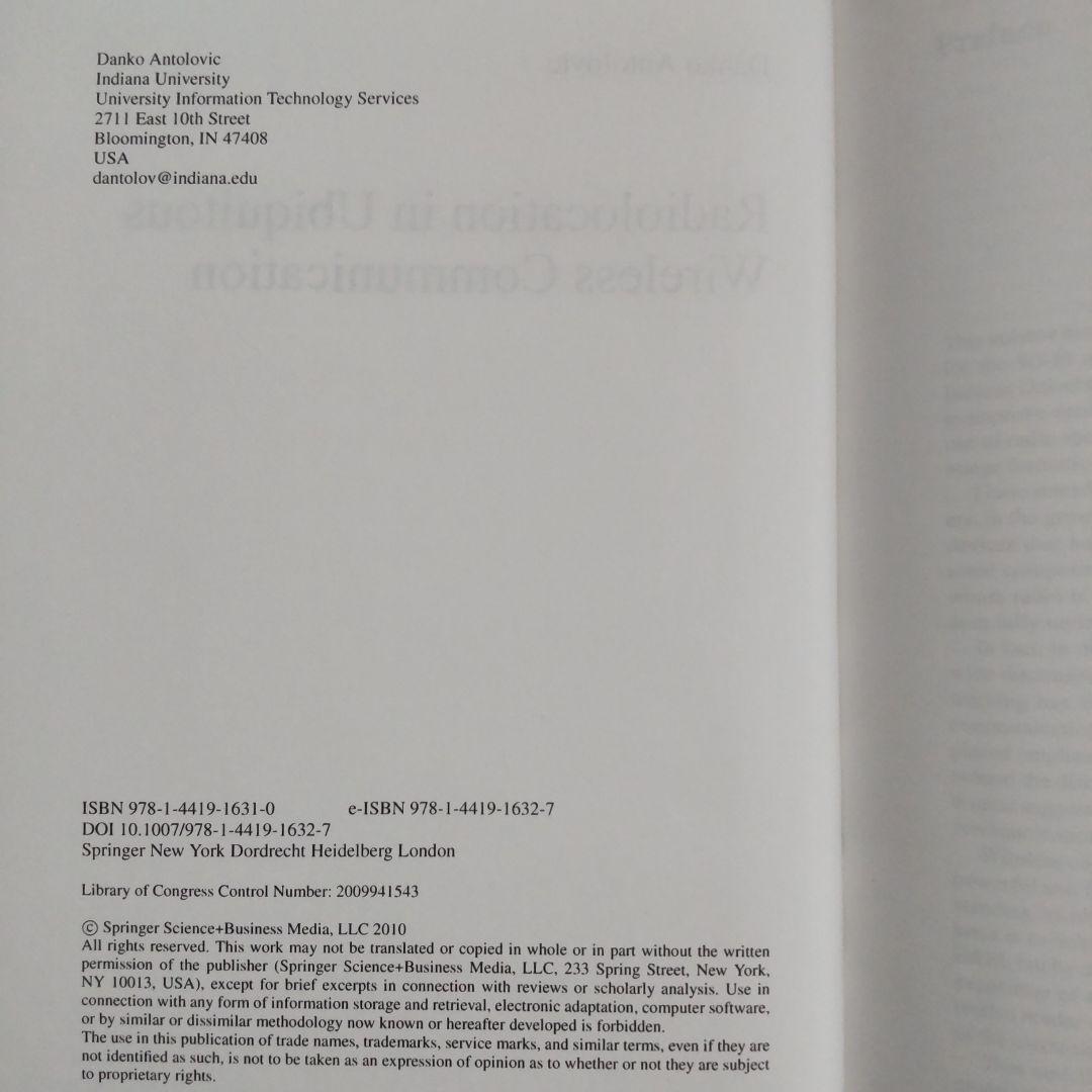 洋書 Radiolocation in Ubiquitous Wireless