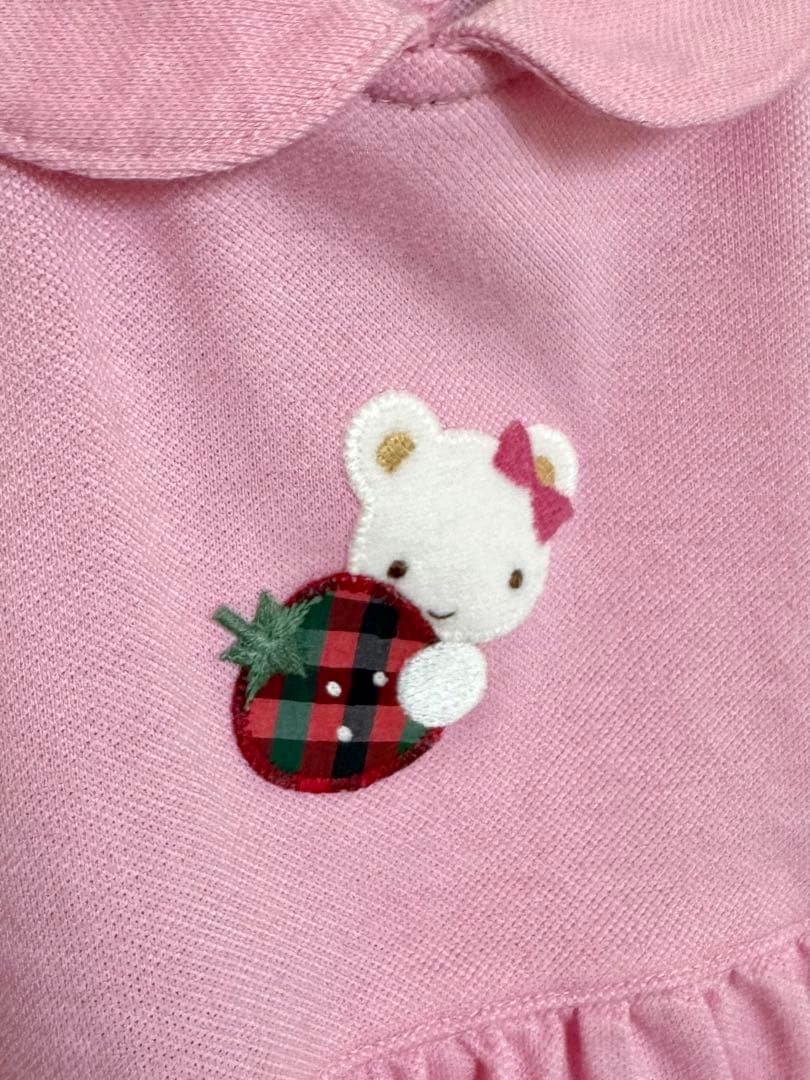 familiar ファミリア 半袖ワンピース 90 ピンク