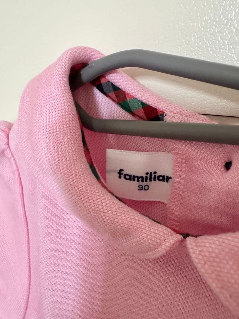 familiar ファミリア 半袖ワンピース 90 ピンク