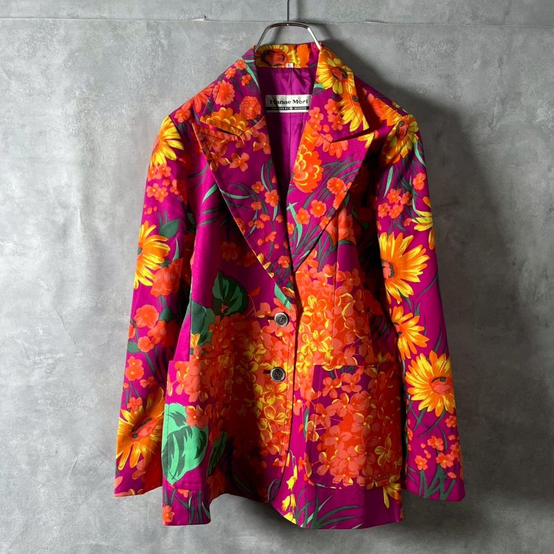 希少 70s HANAE MORI by DESCENTE テーラード N710