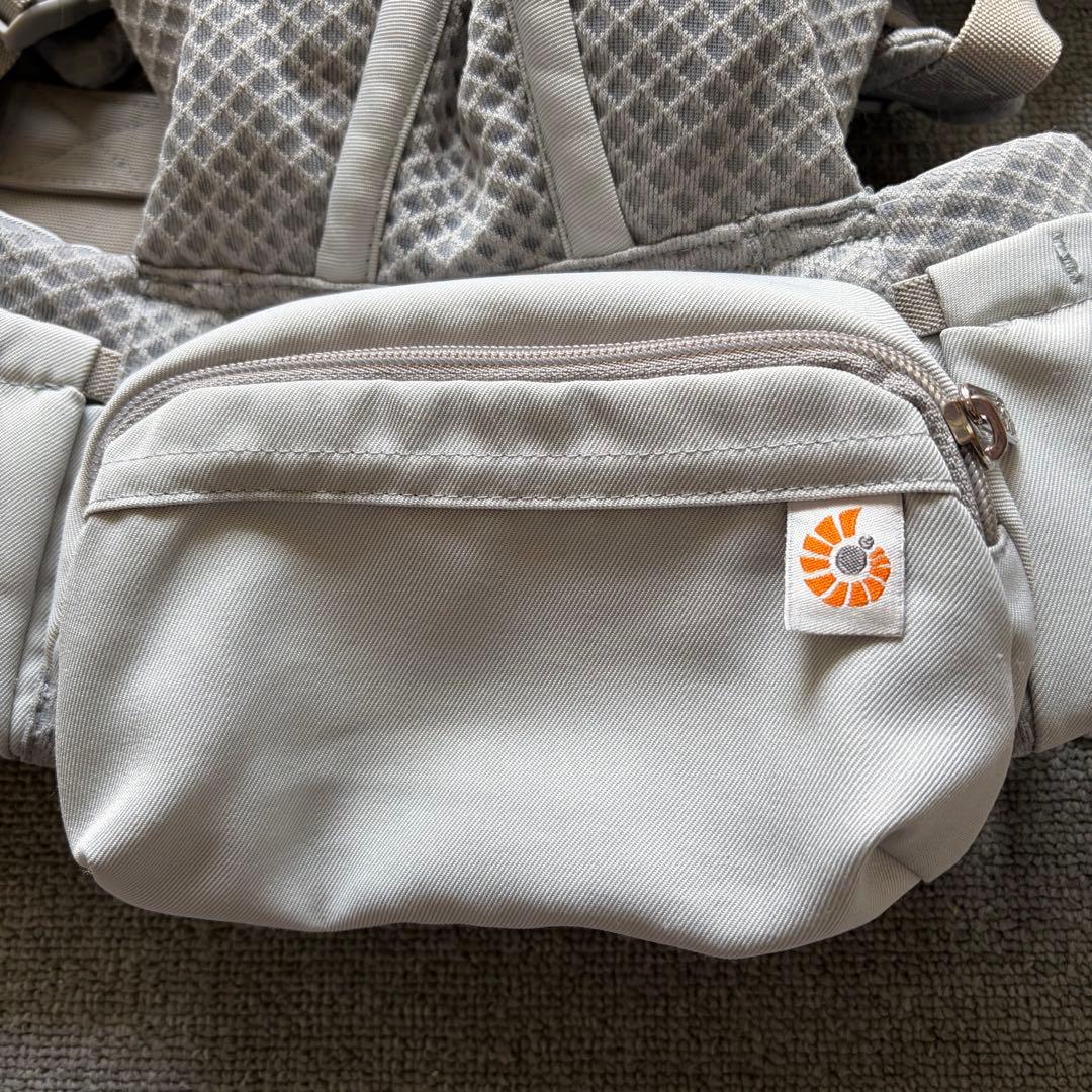 エルゴ オムニブリーズ ergobaby パールグレー メッシュ 抱っこ紐