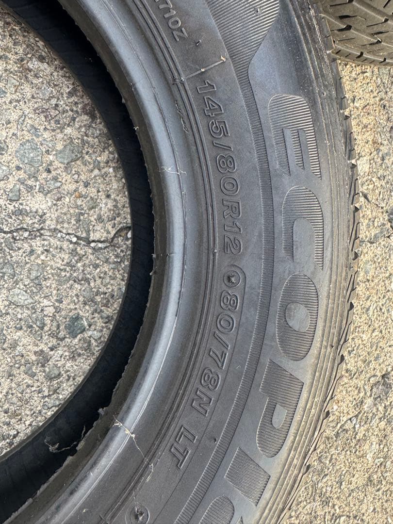 ブリヂストンエコピア　R710 145/80R12 ２本セット