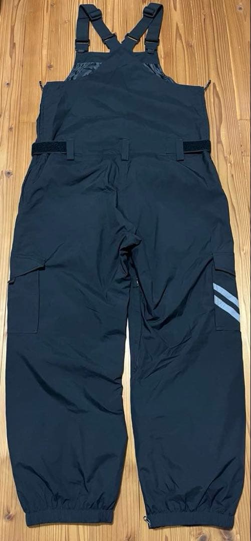 namelessage ビブパンツ スノーボード オーバーオール サロペット 黒