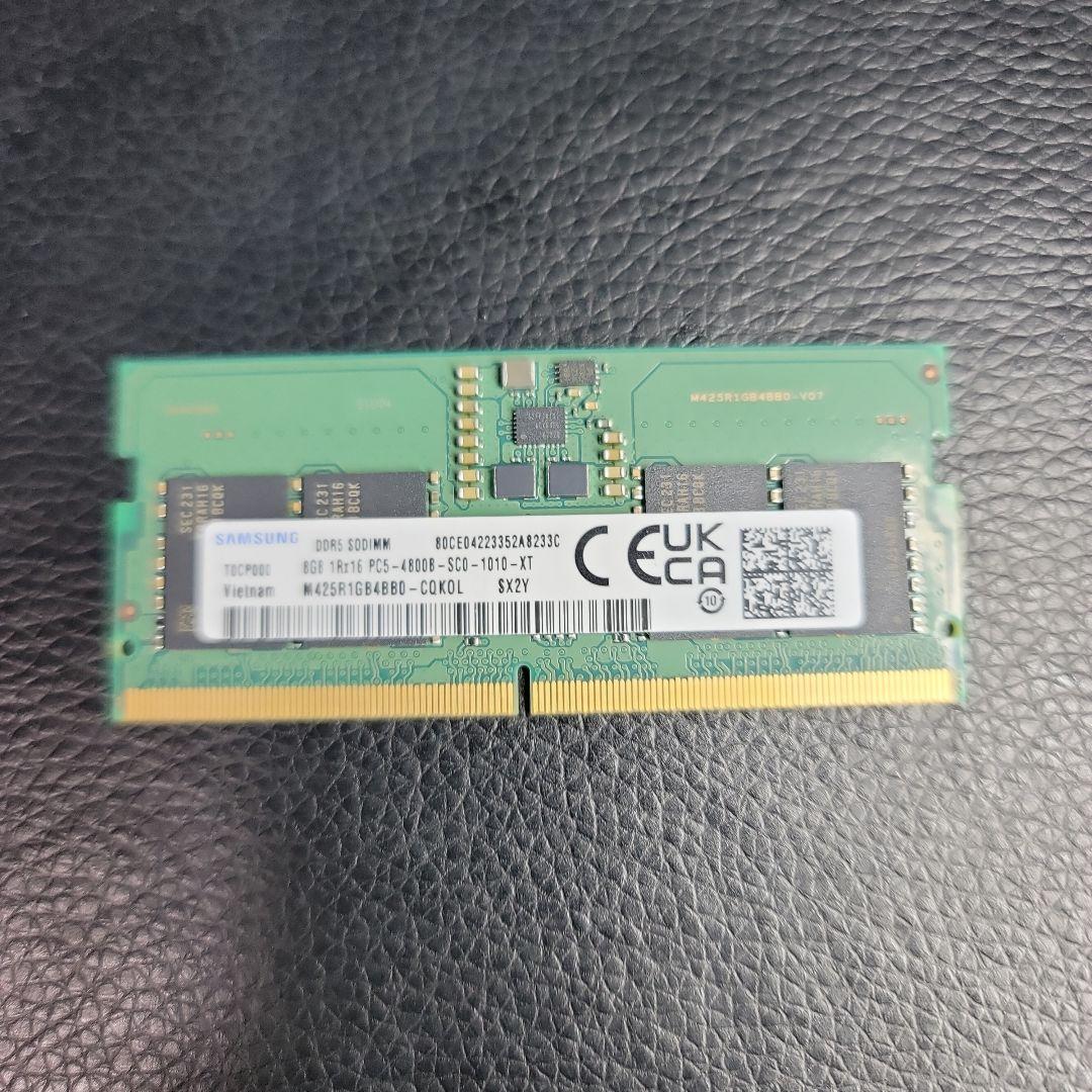 メモリー Samsung DDR5 8GB SO-DIMM PC-5 4800MHz
