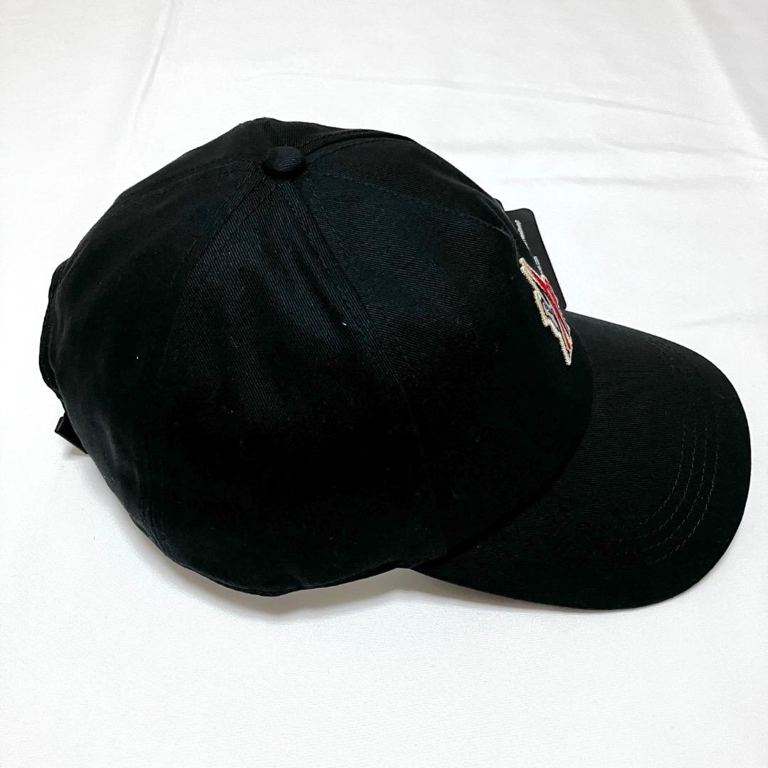 新品 MONCLER 24ss ロゴキャップ ブラック 黒 18193