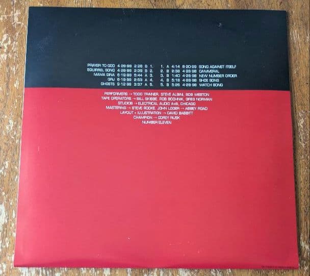 Shellac 1000 Hurts アナログレコード LP 輸入盤