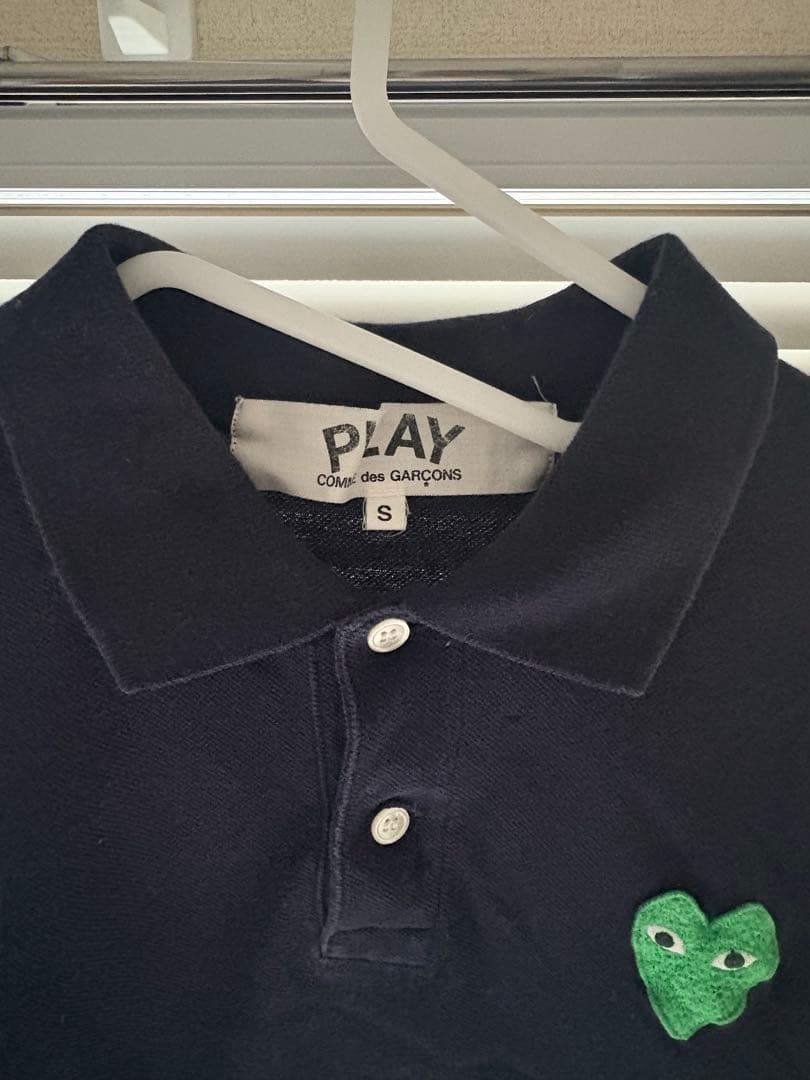 PLAY COMME des GARÇONS ポロシャツ sサイズ　ネイビー