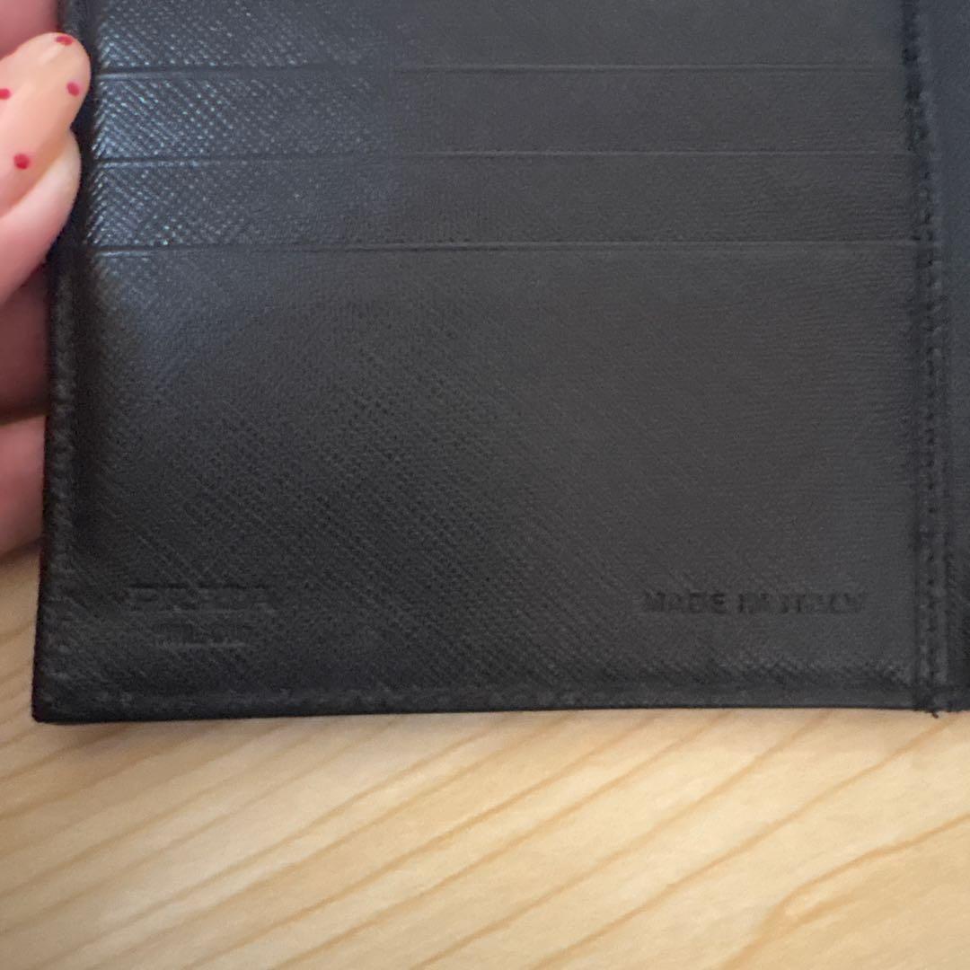 PRADA 三つ折り財布【ナイロン】ブラック