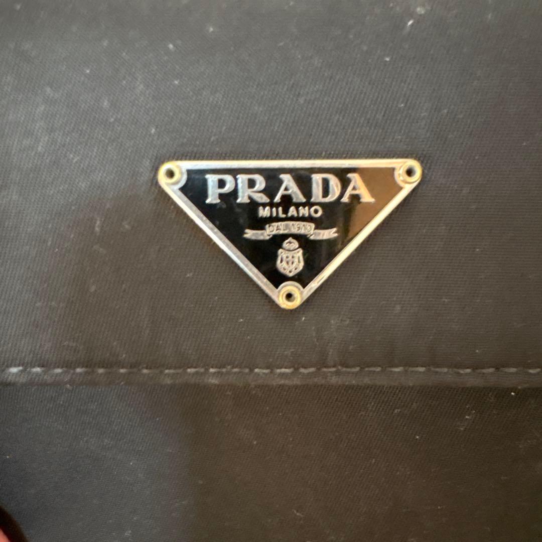 PRADA 三つ折り財布【ナイロン】ブラック