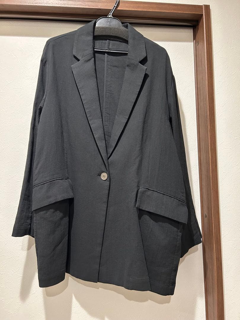 新品SALONadam et ropéオーガニックコットンダブルガーゼジャケット