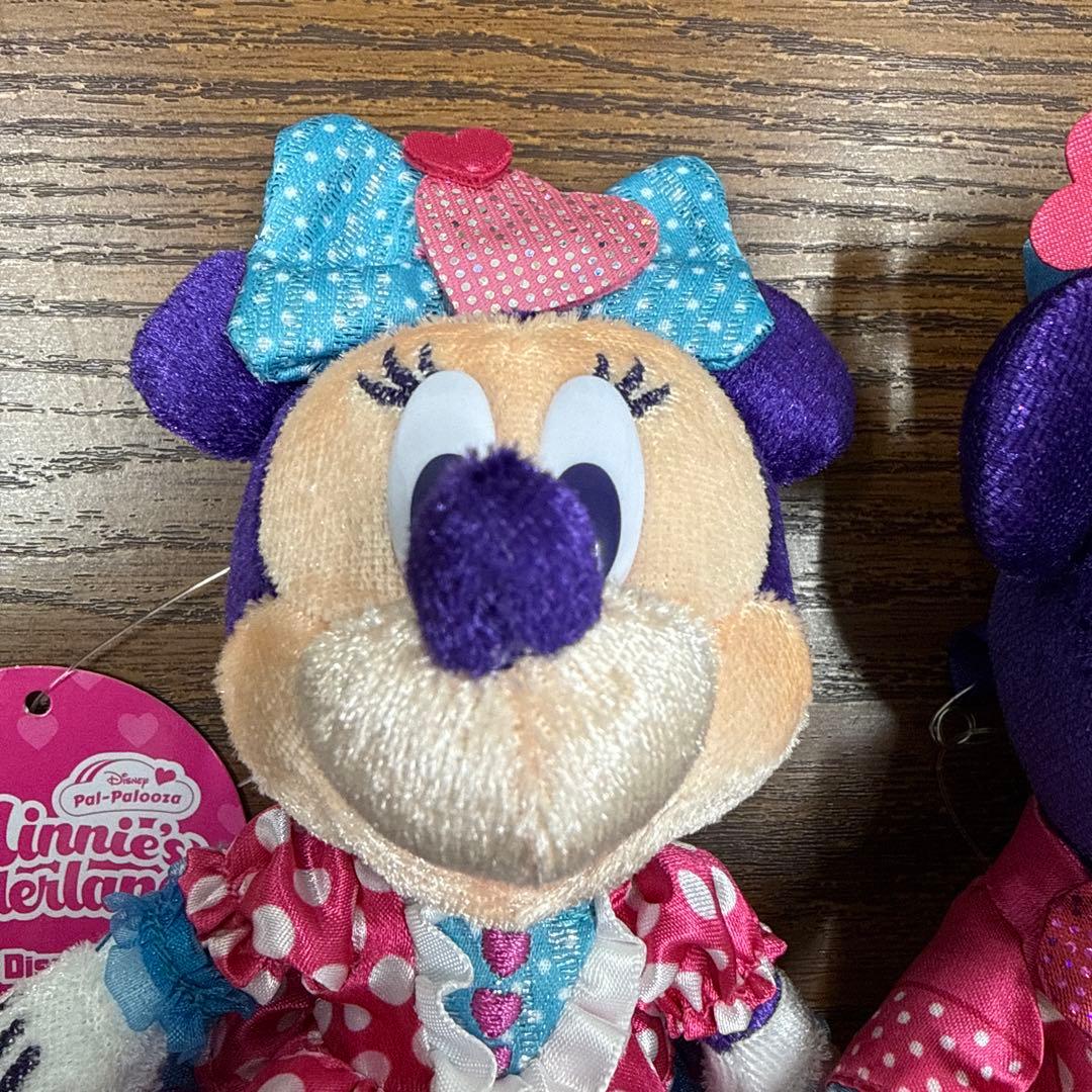 東京ディズニーランド パルパルーザ ミニー ぬいぐるみバッジ ミッキー ぬいば