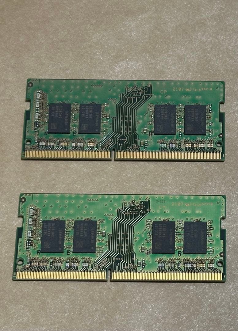 デスクトップPC・ノートPC用DDR4メモリ8GB× 2枚合計16GB