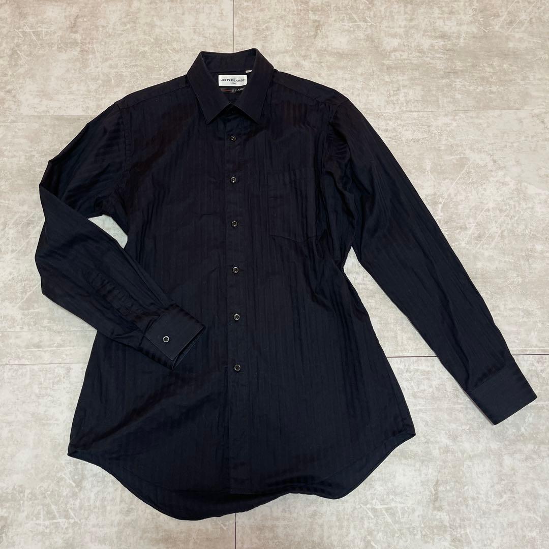 ジョンピアース ロンドン スリーピーススーツ グレー 96AB5 シャツ付