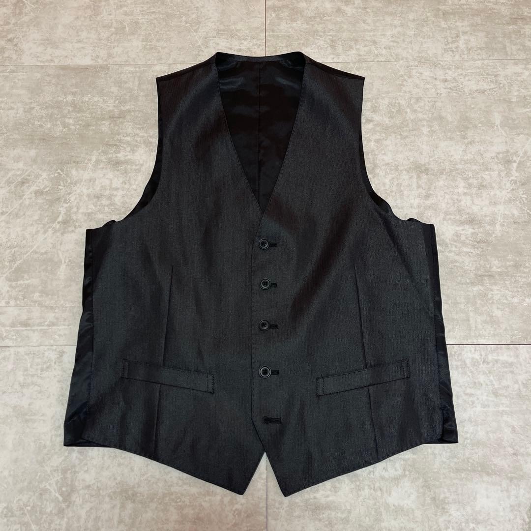 ジョンピアース ロンドン スリーピーススーツ グレー 96AB5 シャツ付