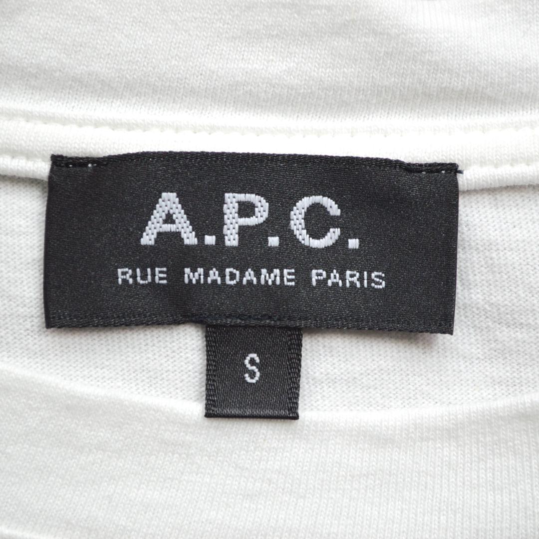 【美品】A.P.Cアーペーセー日本製RUE MADAME Paris Tシャツ.