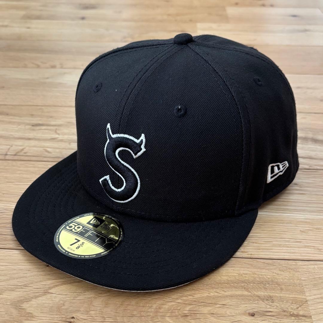 【希少】Supreme S Logo New Era ツノ デビル ブラック 黒