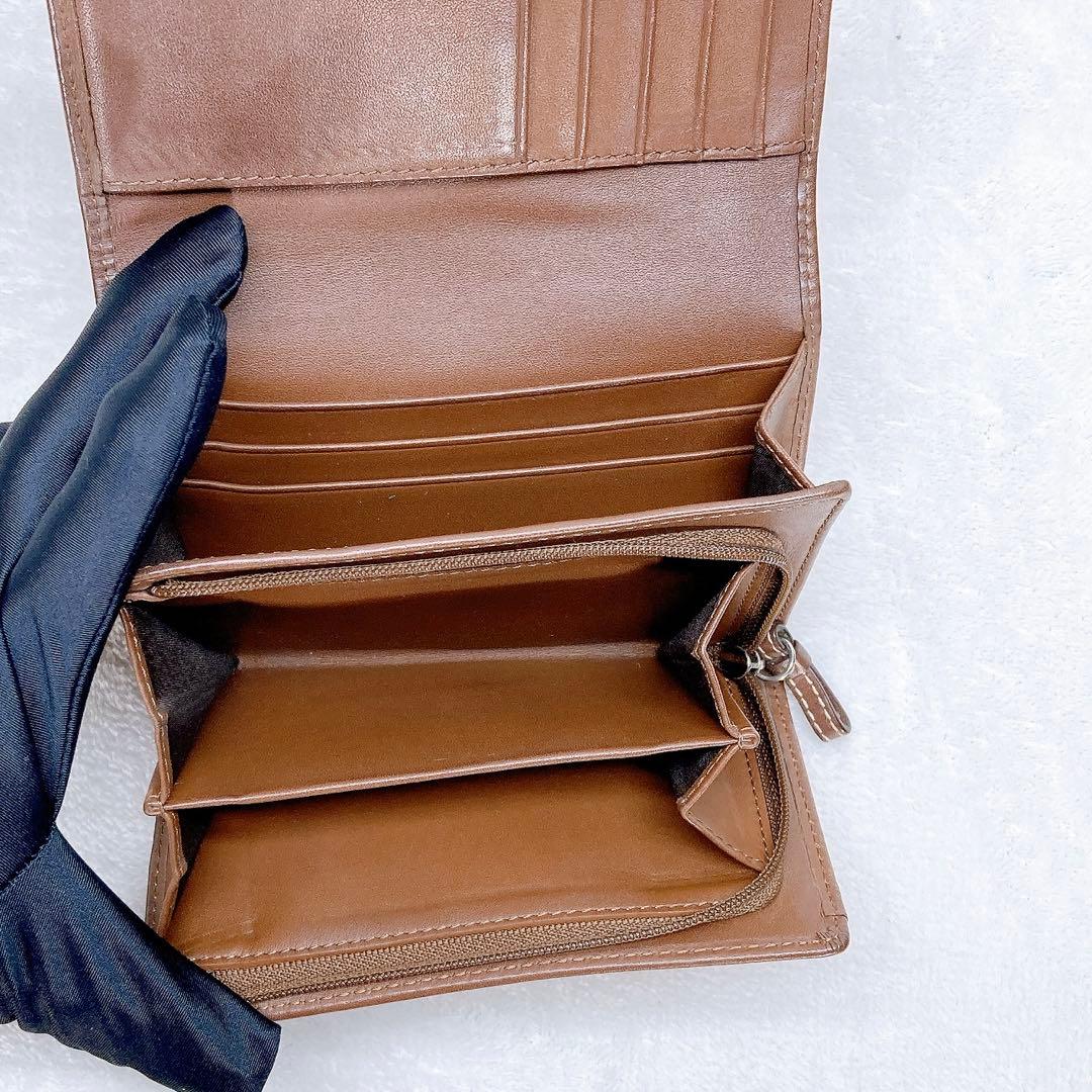 小物 Coach Soho Signature Flap Wallet Brown