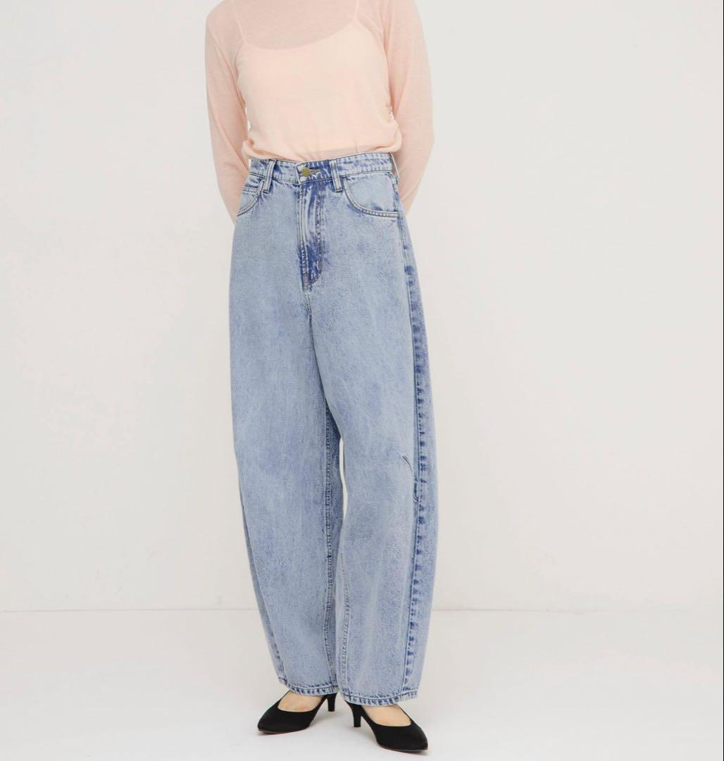Lee×KBF BARREL PANTS バルーンデニムパンツ ライトブルー S