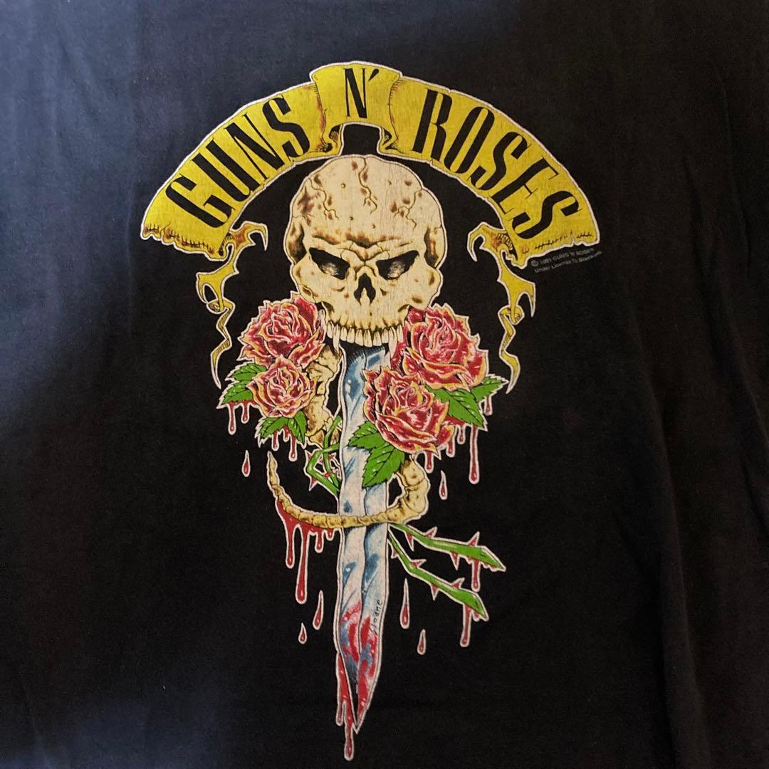 GUNS N' ROSES スカルデザイン Tシャツ