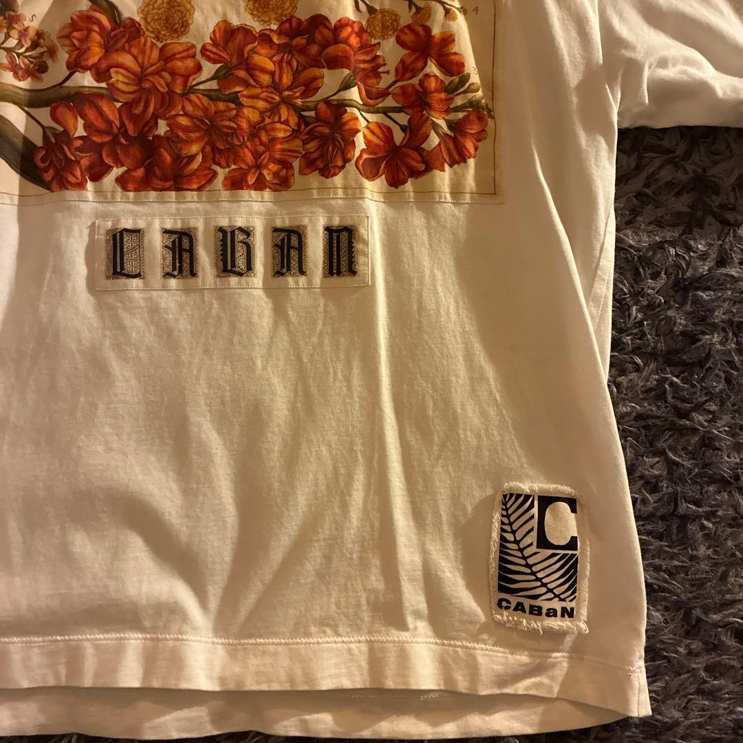 CABAN フラワープリント 半袖Tシャツ