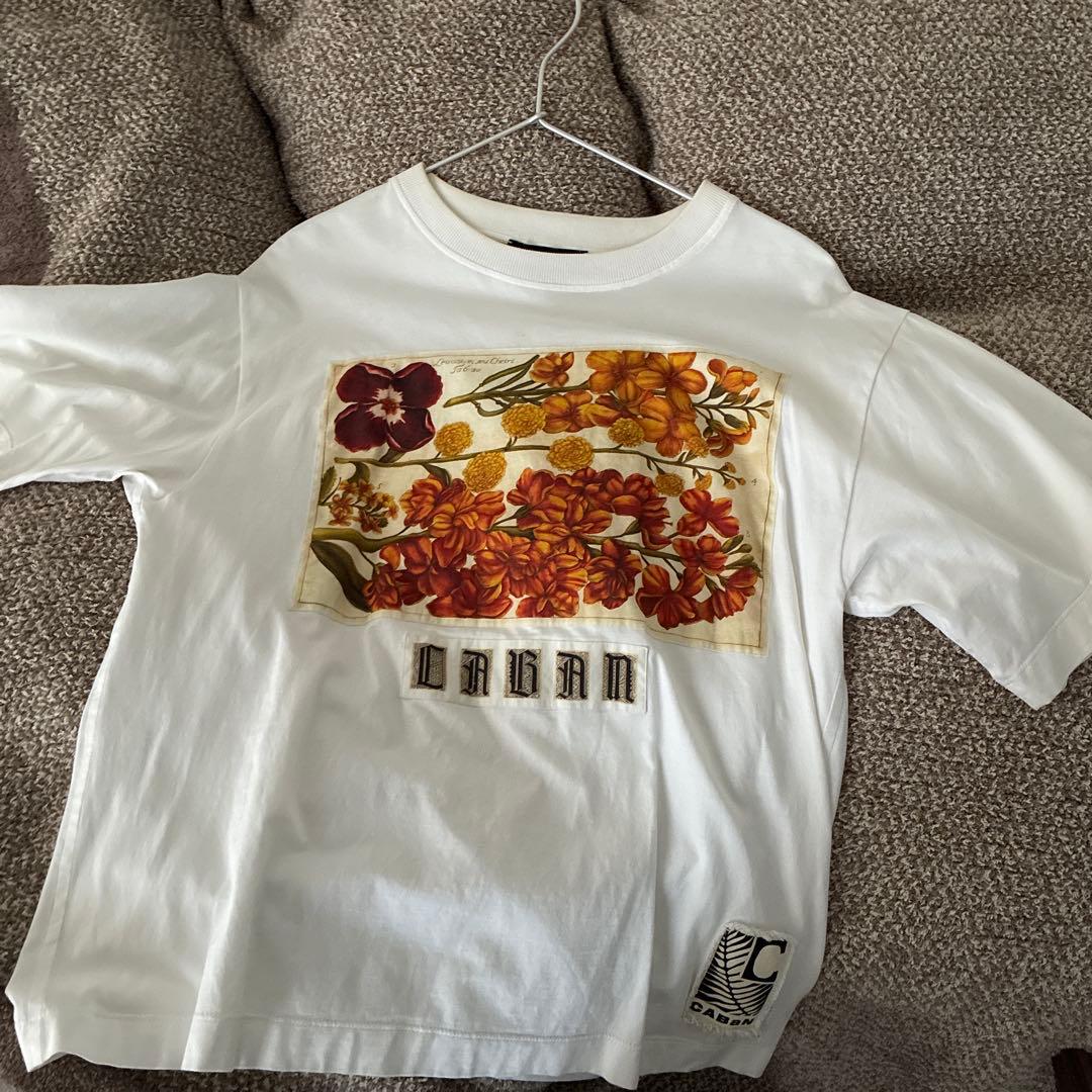 CABAN フラワープリント 半袖Tシャツ