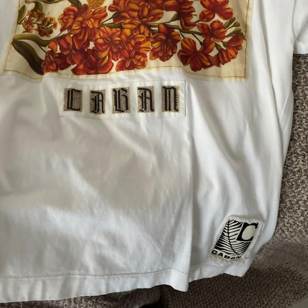 CABAN フラワープリント 半袖Tシャツ
