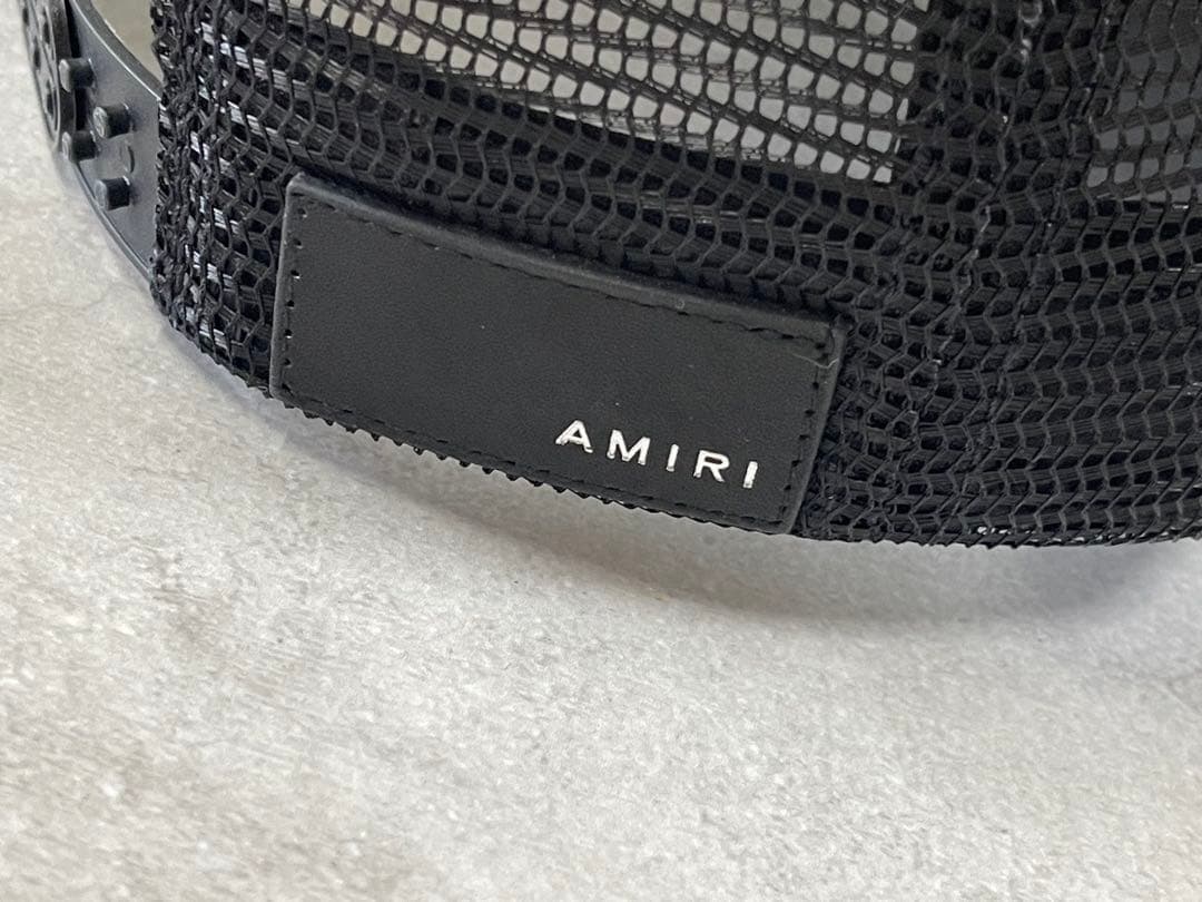 【AMIRI】アミリ　ブラック 3スター　トラッカーハット 本物正規品