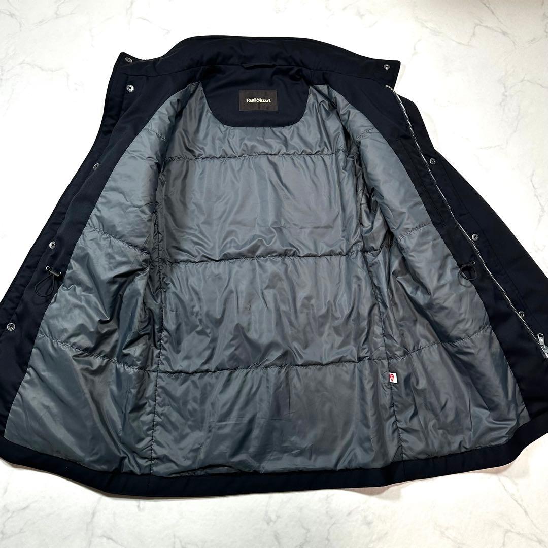24AW◎定価約9万 ポールスチュアート ウールパディング M-65 濃紺 46