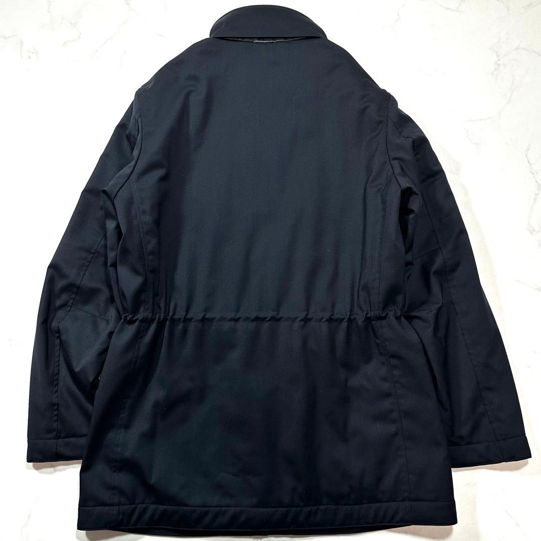 24AW◎定価約9万 ポールスチュアート ウールパディング M-65 濃紺 46