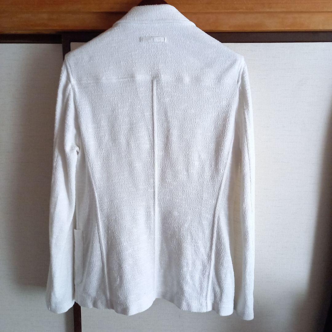 T-JACKET TONELLO テーラードニットジャケット XL ホワイト