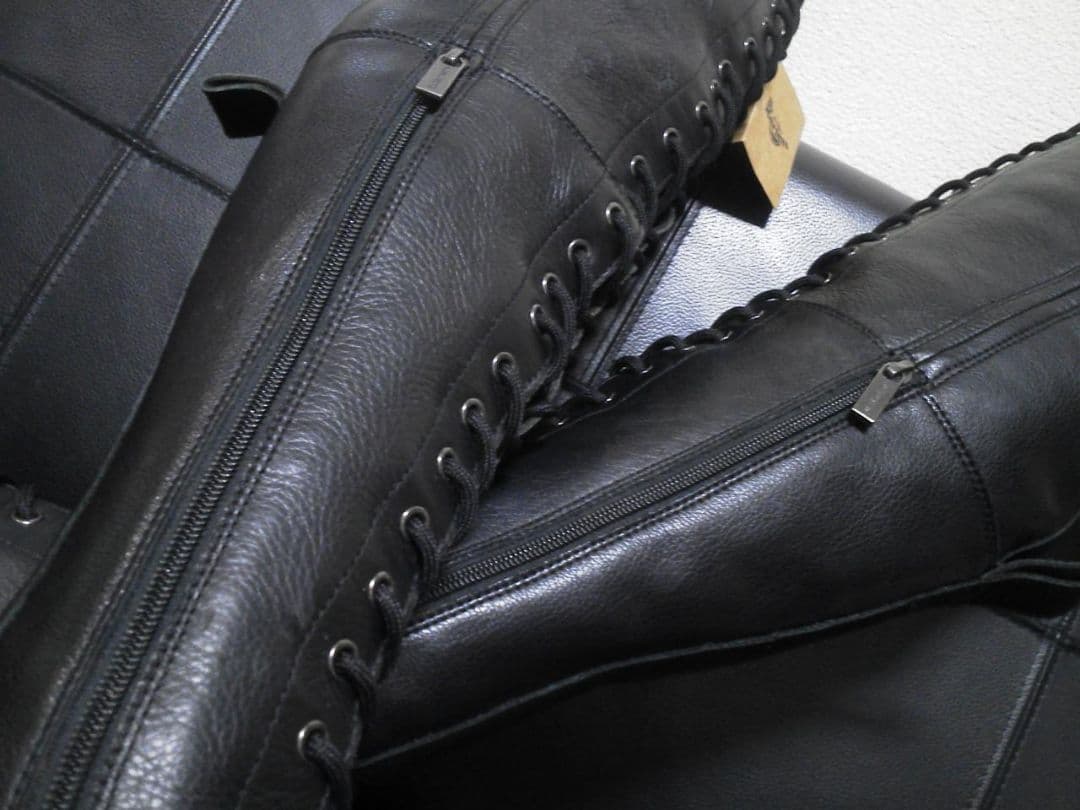 【激レア】Dr.Martens AZREYA UK5 黒 厚底 ニーハイブーツ