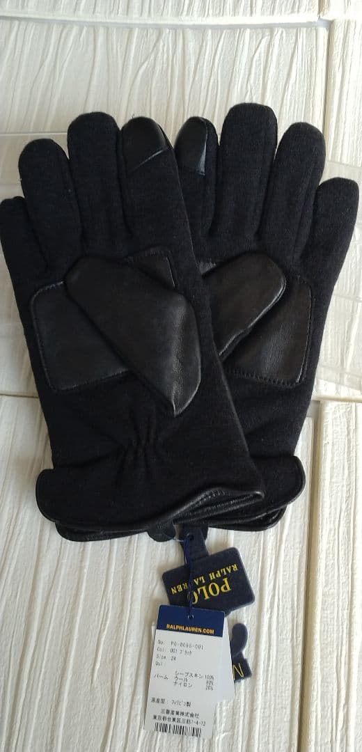 ⭐️新品⭐ POLO RALPH LAUREN 手袋 黒 タッチパネル