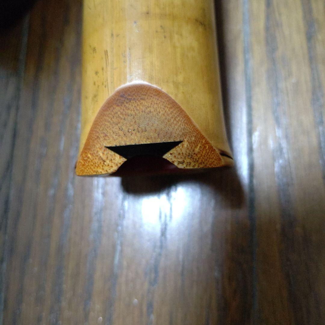 在銘尺八（精華）一尺八寸管　七孔　検　和楽器　尺八　虚無僧　伝統音楽