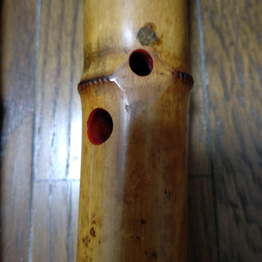 在銘尺八（精華）一尺八寸管　七孔　検　和楽器　尺八　虚無僧　伝統音楽
